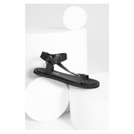 Kožené sandále Answear Lab dámske, čierna farba,