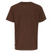 BLEND REGULAR FIT Pánske tričko, hnedá, veľkosť