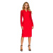 Dámske šaty S136 - Stylovo červená