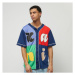 Karl Kani Varsity Block Pinstripe Baseball Shirt Blue/White/Navy - Dámske - Tričko Karl Kani - V