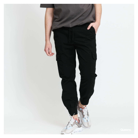 Kalhoty Urban Classics Military Jogg Pants Black