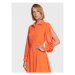 Fracomina Košeľové šaty FS23SD2003W41201 Oranžová Regular Fit