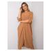 Oversized camel dress