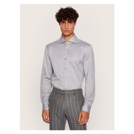 Boss Košeľa Jason 50440595 Sivá Slim Fit Hugo Boss