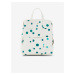 Green and White Women's Patterned Backpack Desigual New Splatter Sumy Mini - Women