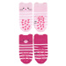 STERNTALER Ponožky protišmykové Mačička ABS 2ks v balení 3D ušká rosa dievča veľ. 19/20 cm- 12-1