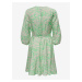 Svetlo zelené dámske vzorované šaty ONLY Celina