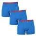 3PACK pánske boxerky Styx long športová guma modré (3U1167)