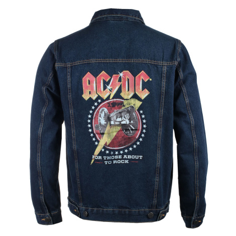 bunda pánska AC/DC - About To Rock - DENIM - ROCK OFF - ACDCDJ01MD