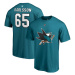 San Jose Sharks pánske tričko Erik Karlsson #65 Stack Logo Name & Number