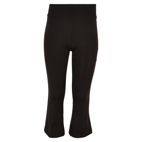 Girls' recycled high-waisted leggings, black Urban Classics