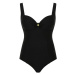 Dámske jednodielne plavky Marianna Balcony Swimsuit SW1590 Black - Panache