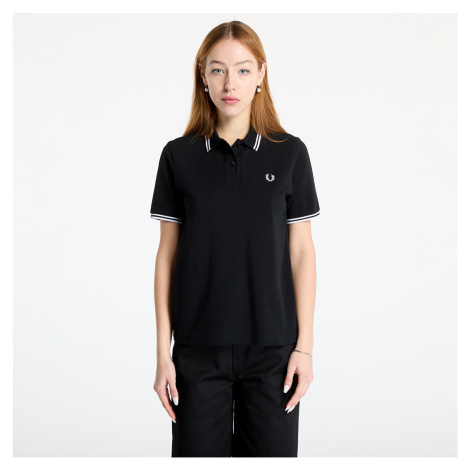 Tričko FRED PERRY Twin Tipped Polo Shirt Black