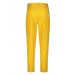 TAIFUN Plisované nohavice  žltá