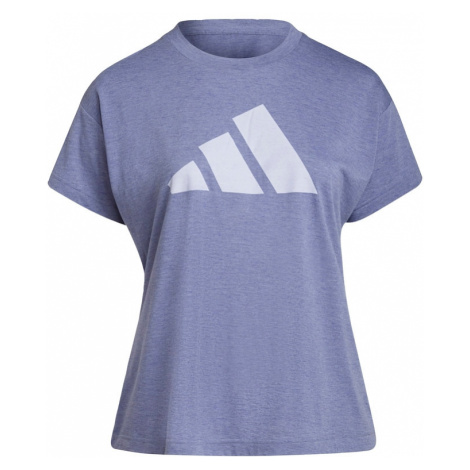ADIDAS PERFORMANCE Funkčné tričko 'Winners 2.0'  sivá / svetlofialová