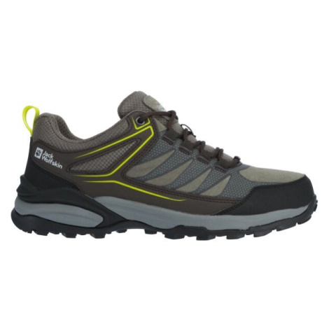 Jack Wolfskin CROSS TRAIL LOW M Pánska treková obuv, sivá, veľkosť 42.5