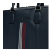 Tommy Hilfiger Taška na laptop Coated Canvas Computer Bag AM0AM12492 Tmavomodrá