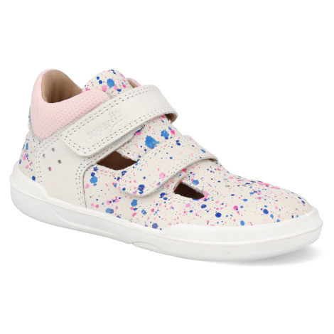 Barefoot dětské sandály Superfit - Superfree Pink barevné