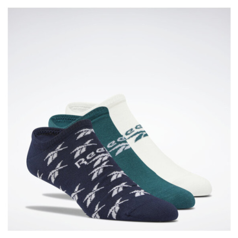 Reebok Ponožky Krátke Unisex Classics Invisible Socks 3 Pairs H47529 Zelená