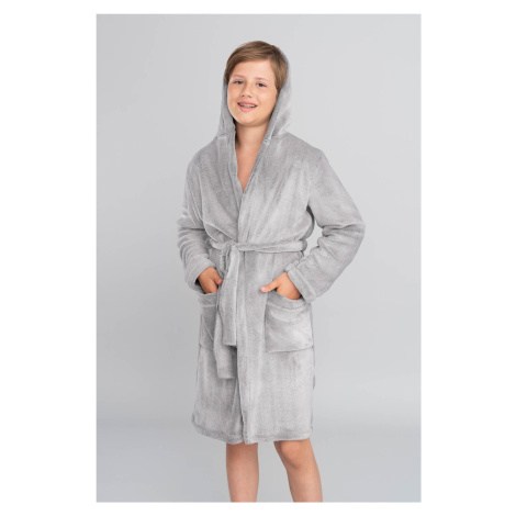 Sivá chlapčenská pyžamá a župany