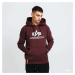 Mikina Alpha Industries Basic Hoody Dark Wine