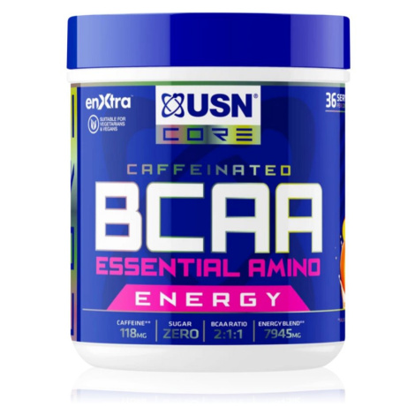 USN BCAA Essential Amino Energy regenerácia a rast svalov príchuť Mango - Orange