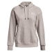 Mikina Under Armour Essential Fleece Hoodie Ghost Gray Light Heather