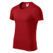 Malfini Slim fit V-NECK Pánske tričko 146 červená