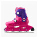 Detské kolieskové korčule Play3 ružovo-fialové
