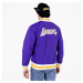Mitchell & Ness 75th Anniversary Warm Up Jacket Los Angeles Lakers Dark Purple - Pánske - Bunda 