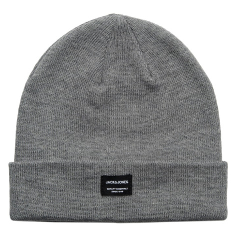 Jack & Jones Junior Čiapky 'Dna'  sivá melírovaná / čierna / biela