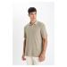 DEFACTO Regular Fit Short Sleeve Knitted Polo Shirt