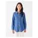 LC Waikiki Plain Long Sleeve Women's Jean Shirt