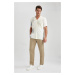 DEFACTO Relax Fit linen Trousers