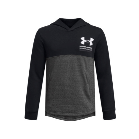 Chlapčenská mikina s kapucňou UNDER ARMOUR UA Boys Rival Terry Hoodie-BLK