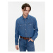 Wrangler džínsová košeľa Western 112350488 Modrá Regular Fit