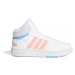 Dievčenská rekreačná obuv ADIDAS Hoops Mid 3.0 K cloud white acid red sky rush