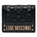 LOVE MOSCHINO Malá dámska peňaženka JC5601PP1LLA0000 Čierna