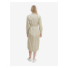 Šaty na denné nosenie pre ženy Tom Tailor - svetlozelená, biela