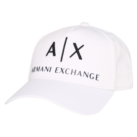 ARMANI EXCHANGE Čiapka  tmavomodrá / biela