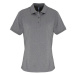 Premier Workwear Dámske polo tričko PR616 Grey Melange -ca. Pantone 425c