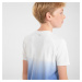 Detské bezšvové ekologické bežecké tričko Skincare bielo-modré