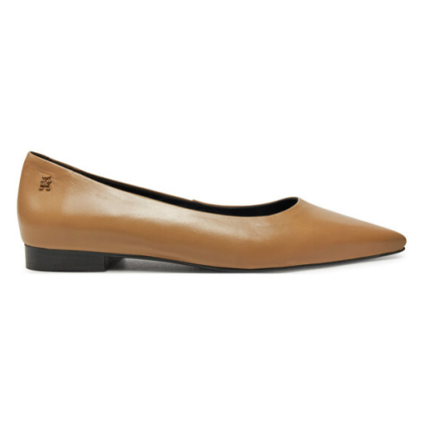 Tommy Hilfiger Baleríny Th Pointy Ballerina FW0FW08291 Kaki