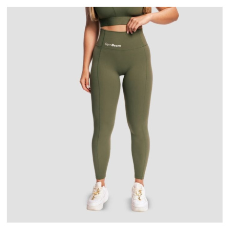 GymBeam Dámske legíny Combat Olive Grey  XL