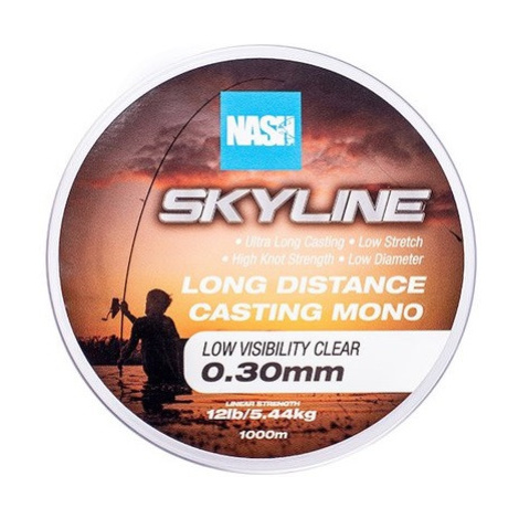 Nash vlasec skyline mono low visibility clear 1000 m - 0,30 mm 5,44 kg