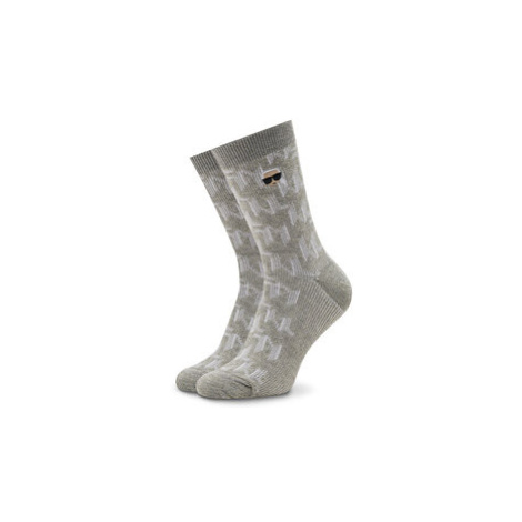 KARL LAGERFELD Súprava 2 párov vysokých dámskych ponožiek Ikonik Monogram 225W6004 Farebná