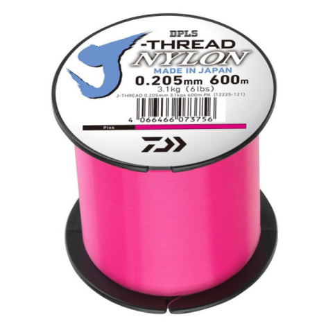 Daiwa vlasec j-threads dpls pink 600 m - 0,205 mm 3,10 kg