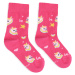 Detské barefoot ponožky Be Lenka Kids - Crew - Unicorn - BubleGum Pink