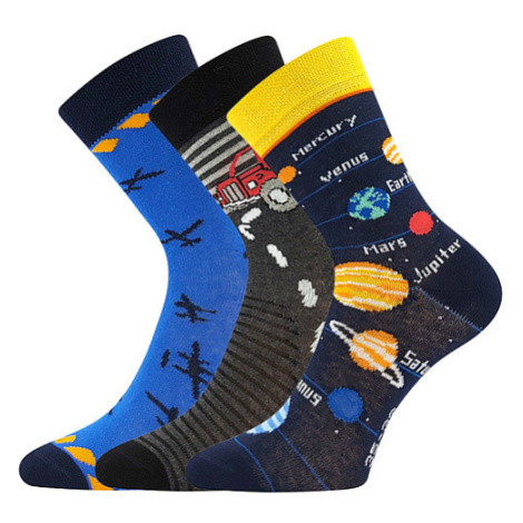 3PACK detské ponožky Boma viacfarebné (057-21-43XII-mix-B)