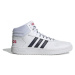 Rekreačná obuv ADIDAS Hoops 2.0 Mid cloud white legend ink scarlet